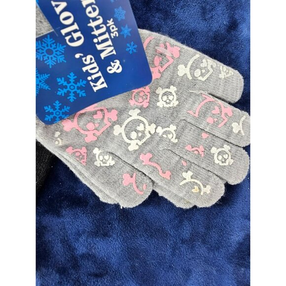 Old East Kids'  Gloves 3 pack Three Pair in 1 pack - Picture 5 of 6